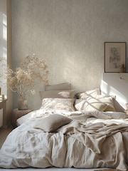 Galerie Wallcoverings Cream Horizon Industrial 10.05M Wallpaper - Image 1 of 5