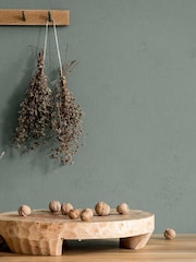 Galerie Wallcoverings Green Terra Plain Texture Clay 10.05M Wallpaper - Image 1 of 2