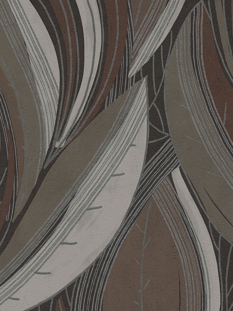Galerie Wallcoverings Brown Horizon Tree Leaf 10.05M Wallpaper - Image 2 of 5