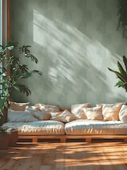 Galerie Wallcoverings Green Horizon Tree Leaf 10.05M Wallpaper - Image 3 of 5