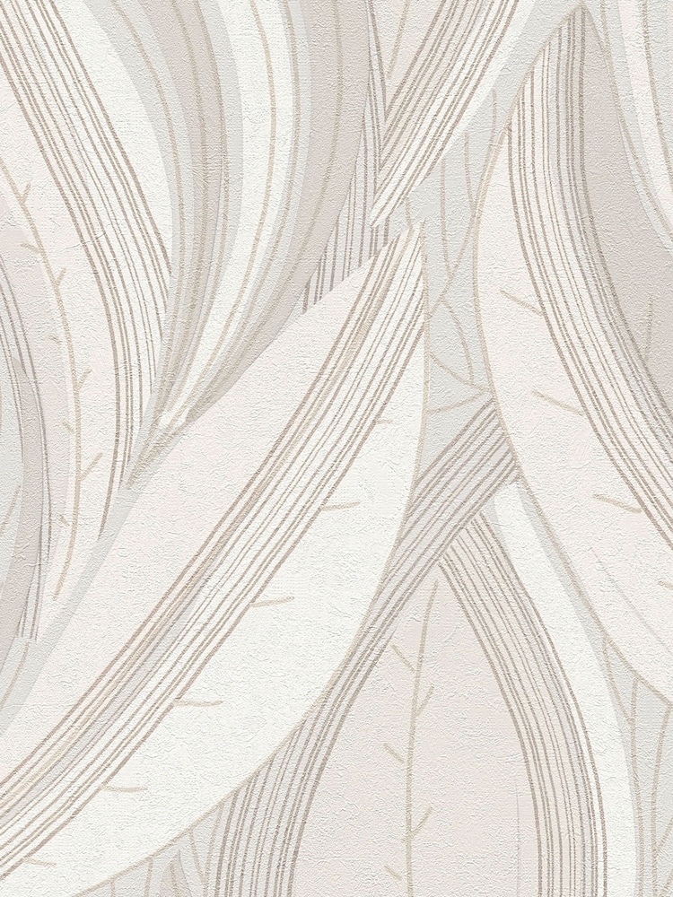Galerie Wallcoverings Cream Horizon Tree Leaf 10.05M Wallpaper - Image 2 of 5