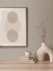 Galerie Wallcoverings Beige Horizon Plain Texture 10.05M Wallpaper - Image 1 of 4