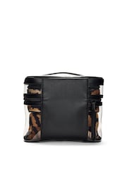 Victoria's Secret Brown Tiger Stripe 4 Piece Makeup Bag - Image 2 of 3