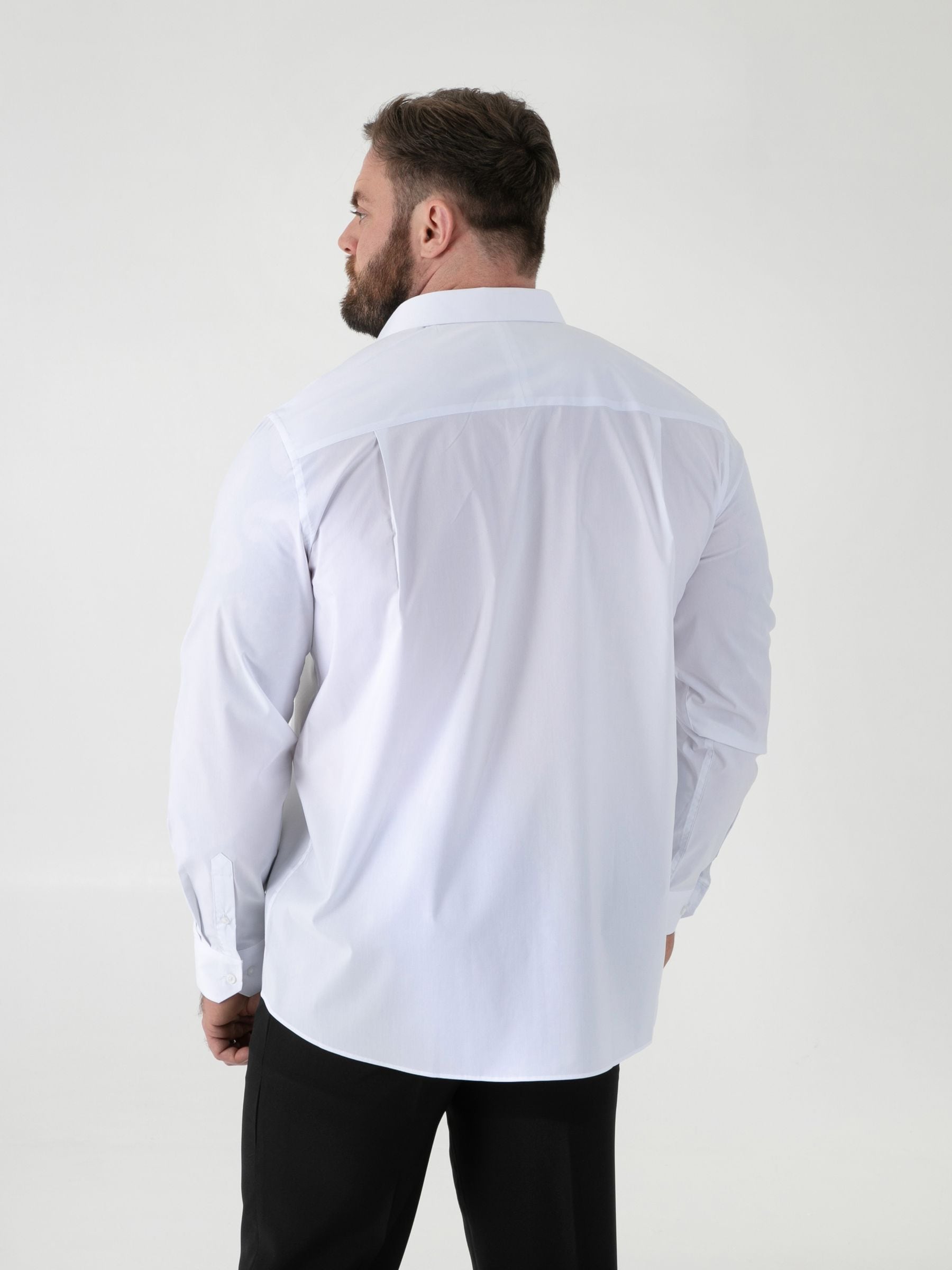 Buy D555 White Oliver Ultimate Stain Resist Non Iron Stretch Shirt