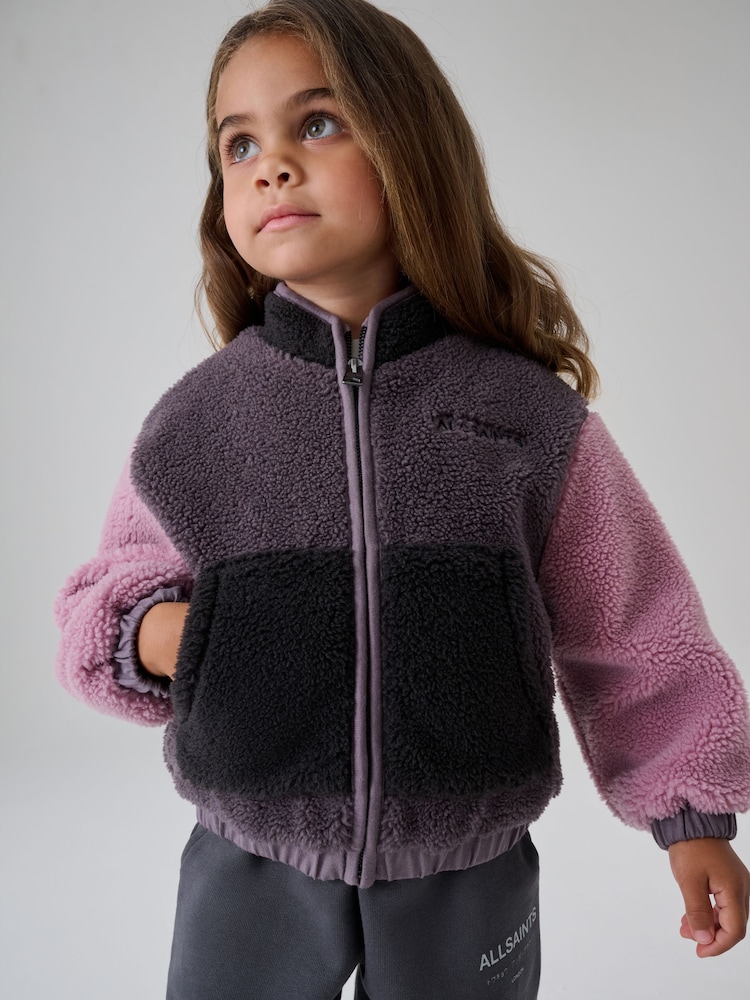 smALLSAINTS Pink Underground Fleece Jacket - Image 1 of 6