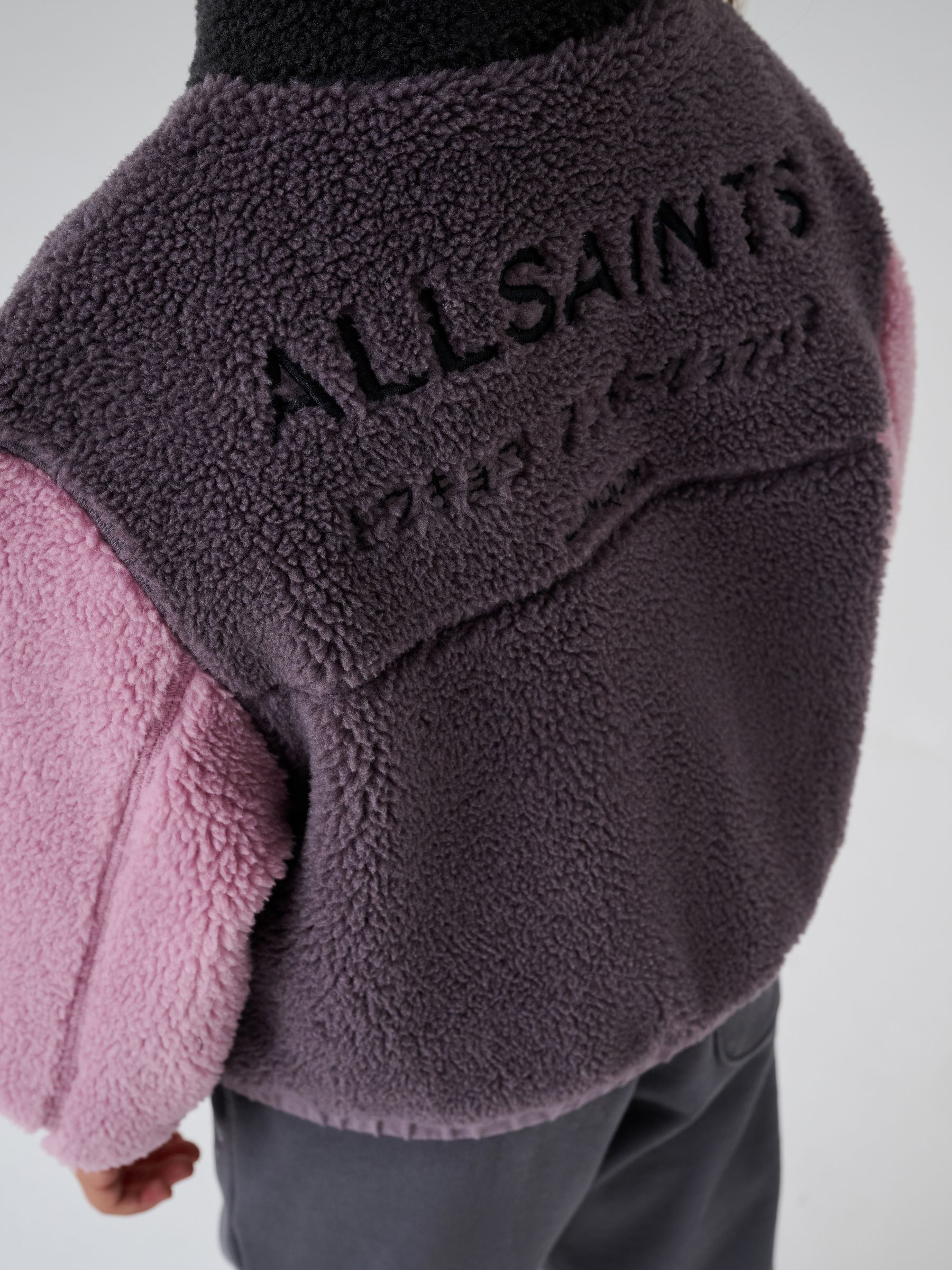 Code Soft Com Buy smALLSAINTS Pink Underground Fleece Jacket from Next Saudi Arabia