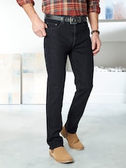 Cotton Traders Black Ultimate Comfort 4-Way Stretch Slim Fit Jeans - Image 1 of 4
