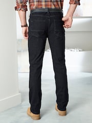 Cotton Traders Black Ultimate Comfort 4-Way Stretch Slim Fit Jeans - Image 2 of 4
