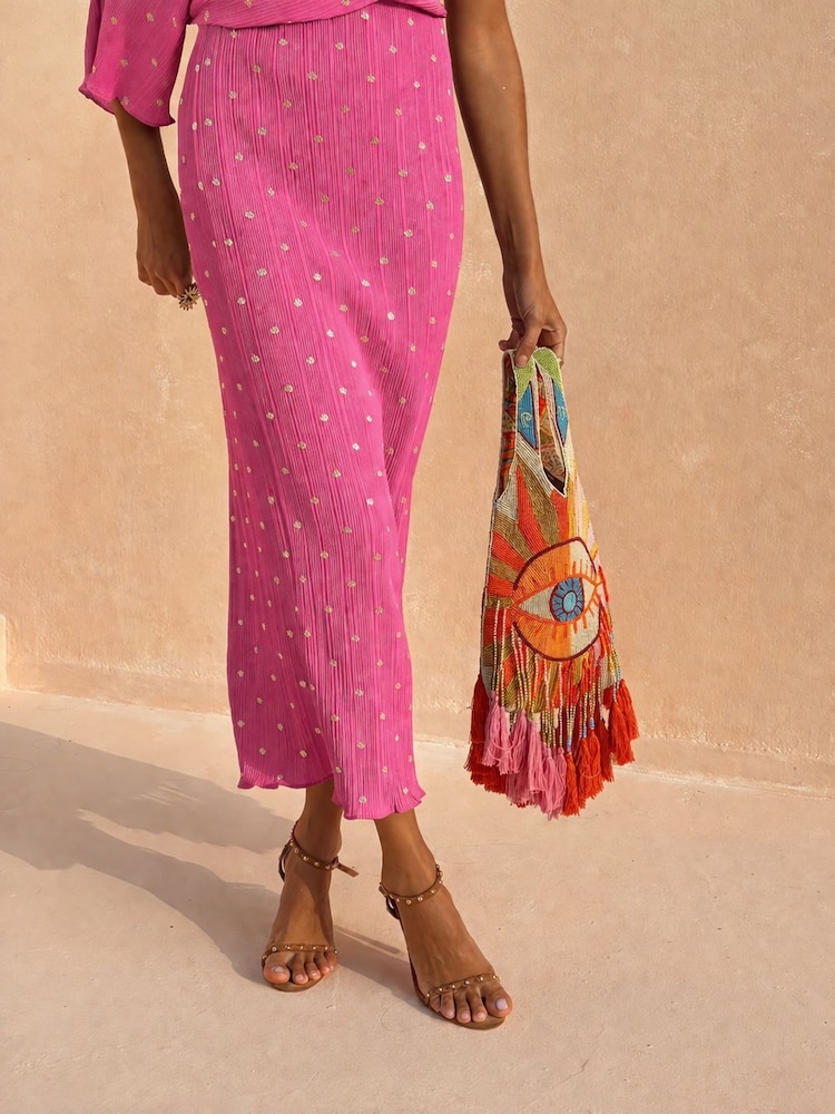 Never Fully Dressed Pink Petal Tilly Dress - Image 4 of 4