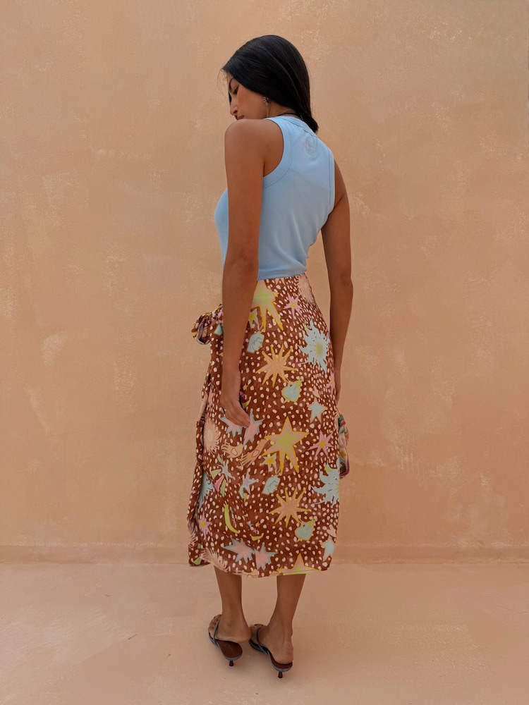 Never Fully Dressed Brown Star Jaspre Skirt - Image 2 of 5 Never Fully Dressed Brown Star Jaspre Skirt - Image 2 of 5