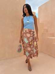 Never Fully Dressed Brown Star Jaspre Skirt - Image 4 of 5