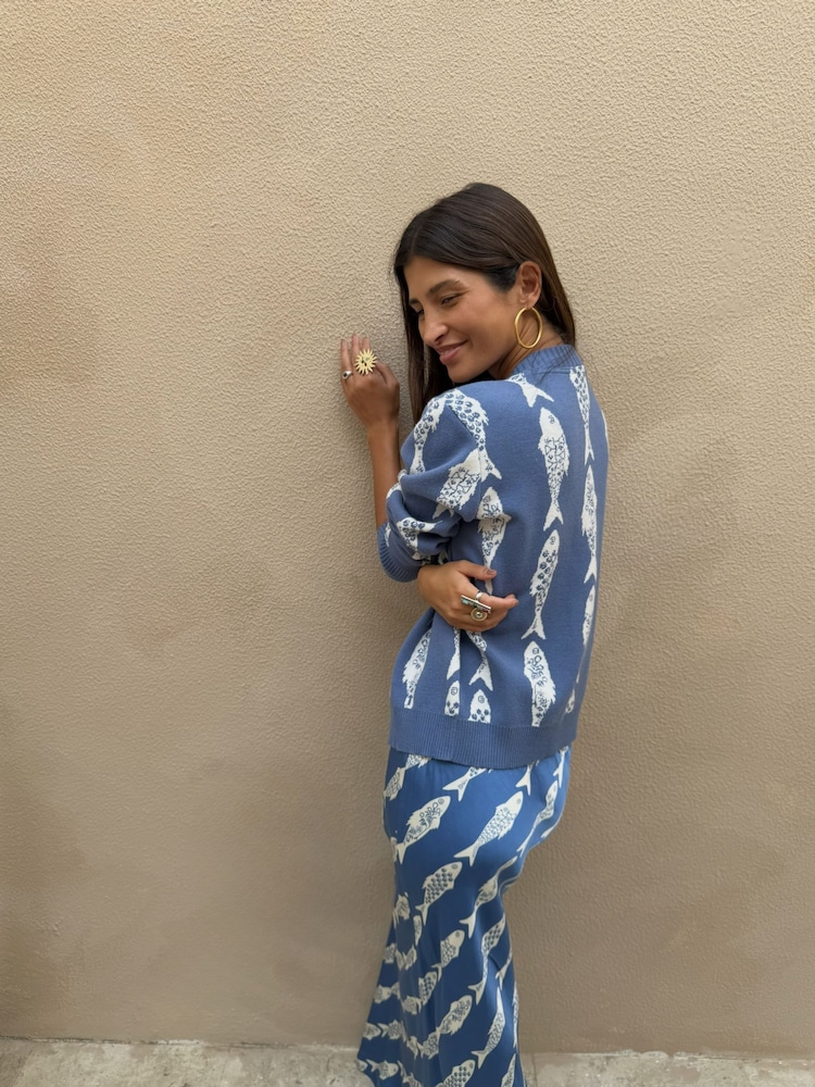 Never Fully Dressed Blue Paisley Dorris Skirt - Image 2 of 4