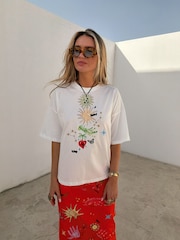 Never Fully Dressed White Celestial T-Shirt - Image 1 of 4