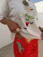 Never Fully Dressed White Celestial T-Shirt - Image 3 of 4