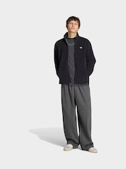 adidas Originals Black Trefoil Essentials Teddy Fleece - Image 3 of 6