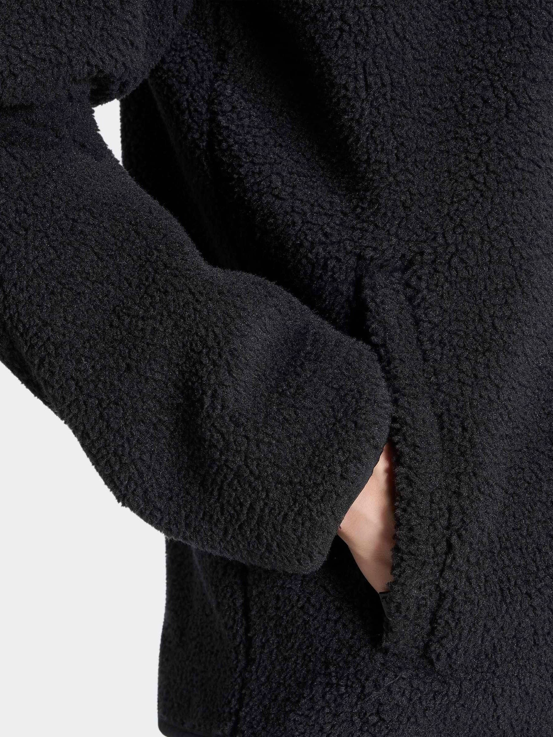Buy adidas Originals Black Trefoil Essentials Teddy Fleece from