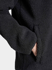 adidas Originals Black Trefoil Essentials Teddy Fleece - Image 5 of 6