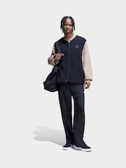 adidas Black Essentials Small Logo Stanford Lite Woven Tapered Open Hem Pants - Image 3 of 6