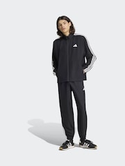 Svart - adidas 3-Stripes Vevd Joggedress - Bilde 1 av 5