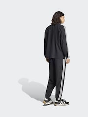 Svart - adidas 3-Stripes Vevd Joggedress - Bilde 2 av 5