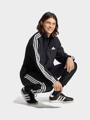 Svart - adidas 3-Stripes Vevd Joggedress - Bilde 3 av 5
