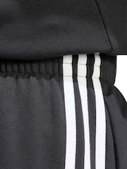 Sort - adidas Essentials 3-Striber fleecetilspidsede joggingbukser med manchetter - Billede 5 af 6