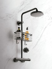 metaltex Black Origin Basket for Shower Pole - Image 1 of 5