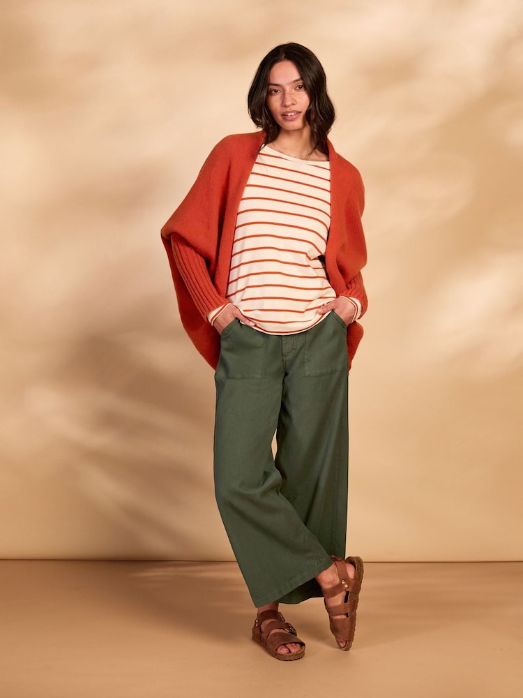 Celtic & Co. Orange Supersoft Cocoon Cardigan - Image 1 of 6