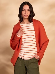 Celtic & Co. Orange Supersoft Cocoon Cardigan - Image 2 of 6