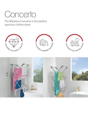 metaltex Silver Concerto Airer Laundry Dryer - Image 2 of 2