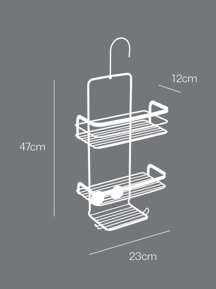 metaltex Black Origin Shower Caddy - Image 4 of 4
