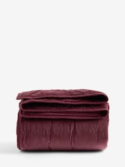 Purple Elsie Velvet Quilted Bedspread - Image 4 of 5