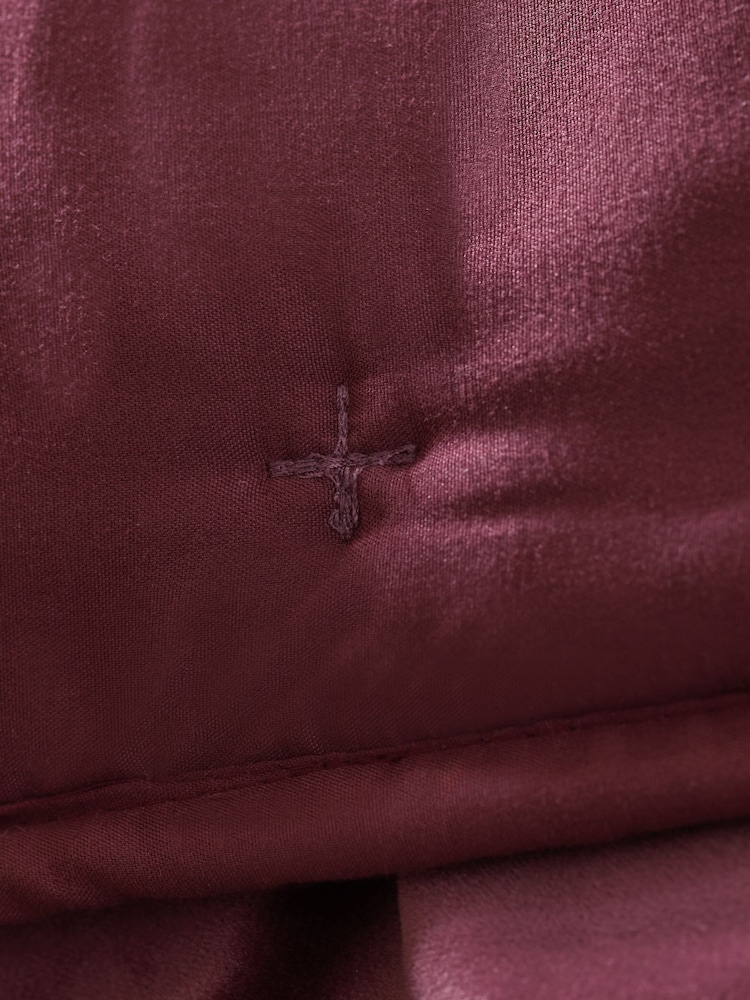 Purple Elsie Velvet Quilted Bedspread - Image 5 of 5 Purple Elsie Velvet Quilted Bedspread - Image 5 of 5