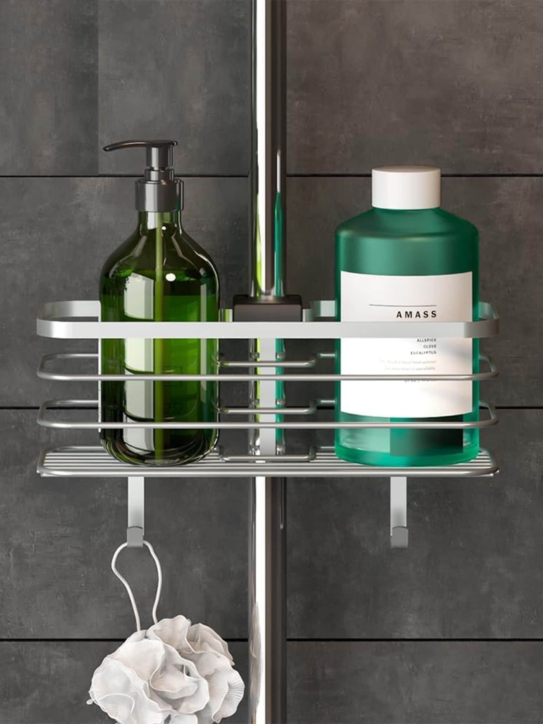 Metaltex Origin Luxury Shower Basket for Shower Rail Suitable for 18-25 cm - Image 3