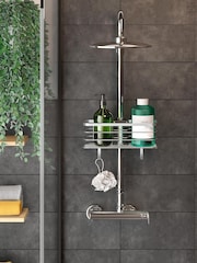 metaltex Silver Origin Luxy Basket for Shower Pole - Image 2 of 4