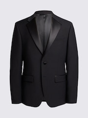 MOSS Black Slim Fit Notch Lapel Nano Suit Jacket - Image 5 of 5