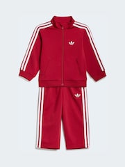 adidas Originals Red Firebird Younger Boys Tracksuits - Image 1 of 7