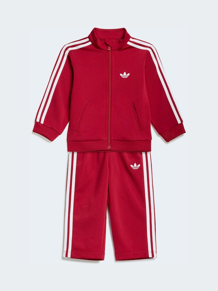 adidas Originals Red Firebird Younger Boys Tracksuits - Image 1 of 7