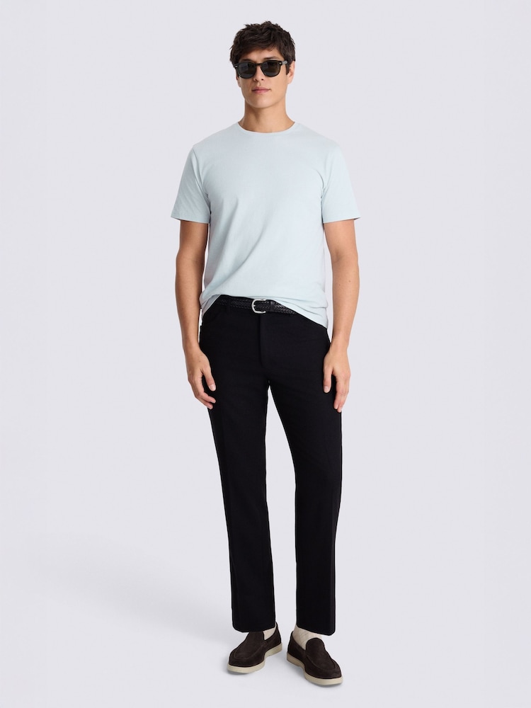 MOSS Light Blue Crew-Neck T-Shirt - Image 2 of 4
