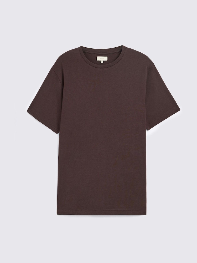 MOSS Brown Crew-Neck T-Shirt - Image 4 of 4