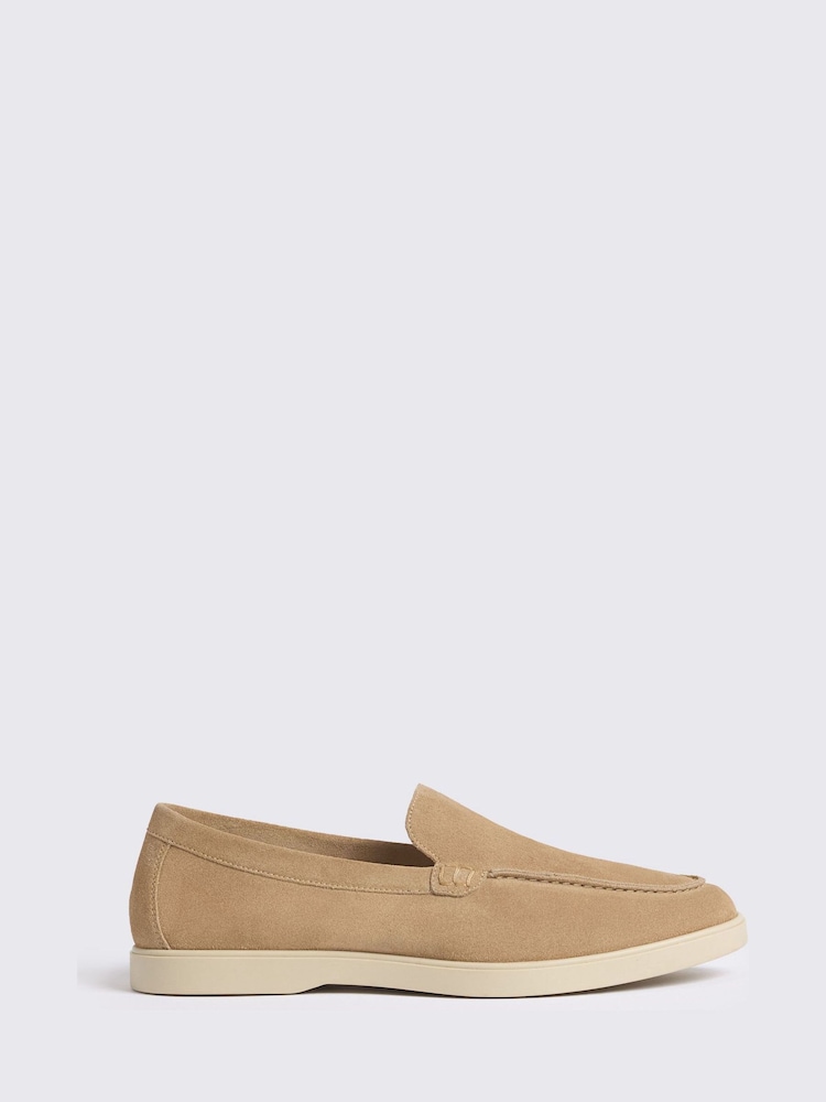 MOSS Natural Lewisham Relaxed Loafers - Image 1 of 4