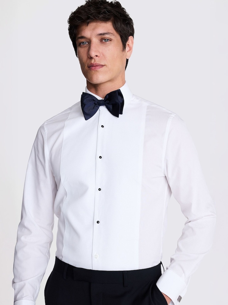 MOSS Blue Bottinelli Silk Grosgrain Bow Tie - Image 1 of 2