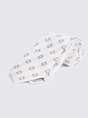 MOSS White Square Tie - Image 1 of 2