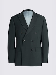 Μπουκάλι Πράσινο - Σταυρωτό - MOSS Tailored Fit Performance Κοστούμι Μπουφάν/Πανωφόρι - Εικόνα 5 από 5