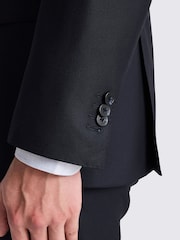 MOSS Navy Italian Tailored Fit Twill Suit Jacket - Image 3 of 4