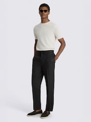 MOSS Black Twill Beach Trousers - Image 4 of 4