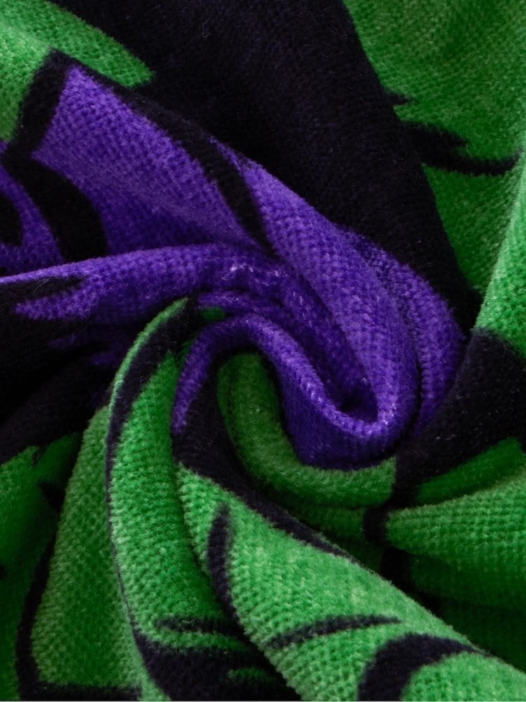 Character Green Marvel The Incredible Hulk Towel Poncho - Image 12 of 12