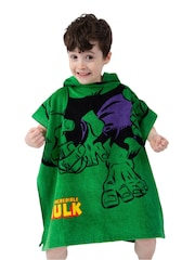 Character Green Marvel The Incredible Hulk Towel Poncho - Image 9 of 12