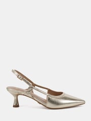 Aur - Novo Halo Twist Detail Slingback Court Shoes - Imaginea 2 din 6