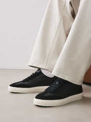 Black Smart Casual Trainers - Image 7 of 7